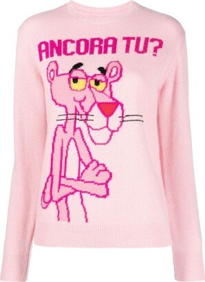 x Pink Panther crew-neck jumper