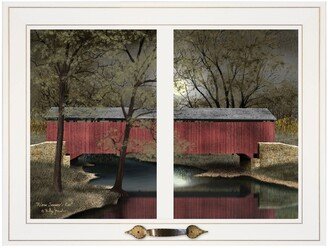 Warm Summer's Eve by Billy Jacobs, Ready to hang Framed Print, White Window-Style Frame, 19 x 15