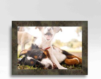 CustomPictureFrames.com 24x41 Grey Picture Frame - Wood Picture Frame Complete with UV