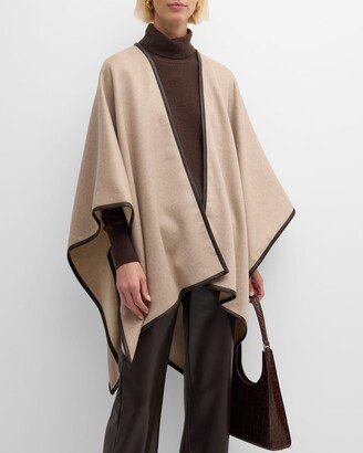 Angular Reversible Cashmere Cape