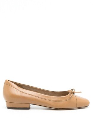 Martina leather ballerina shoes