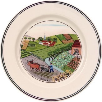 Design Naif Bread and Butter Plate Plowing