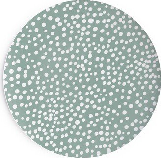 Salad Plates: Cheetah - Sage Green Salad Plate, Green