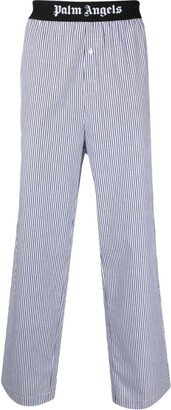 Logo-Waist Striped Pyjama Pants