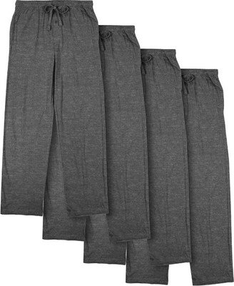 Men's 4-Pack Graphite Heather Sleep Pajama Pants-Large