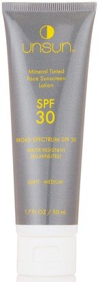 Unsun Cosmetics Unsun Mineral Tinted for Light to Medium Skin Face Sunscreen, 1.7 oz