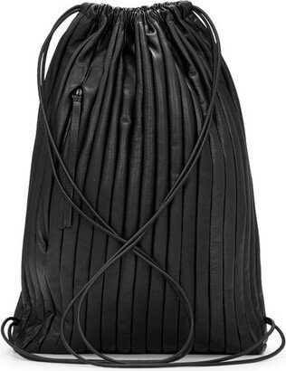 Arriccia Quilted Drawstring Backpack-AA