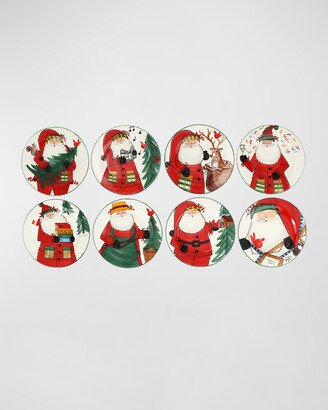 Old St. Nick Assorted Anniversary Salad Plates, Set of 8