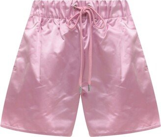 SA SU PHI Drawstring High Waist Shorts