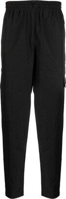 Tech stretch-design cropped trousers