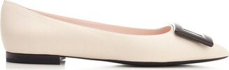 Gommettine Pointed-Toe Flat Shoes-AA