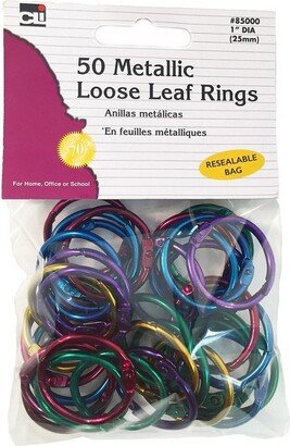 CLI Charles Leonard Loose Leaf Rings 1 diameter 125 page capacity 50/Pk (CHL85000)