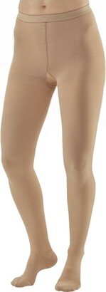 Ames Walker AW Style 203 Adult Medical Support 20-30 mmHg Compression Pantyhose Beige Queen Plus