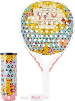 Pink & Blue Butterflies Beach Racket Set