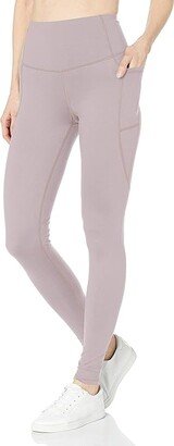 Women's High Waist Legging (Gray Cobblestone) Women's Clothing