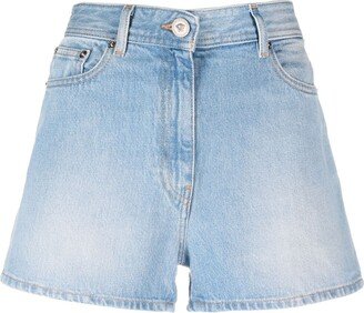 Butterflies denim shorts