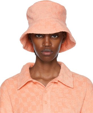 Pink Toweling Bucket Hat