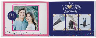 Photo Books: Love You Because Photo Book, 11X14, Professional Flush Mount Albums, Flush Mount Pages