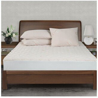 All-In-One Copper Effects Antimicrobial Fitted Mattress Pad