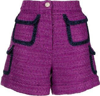 Tweed Pocketed Shorts