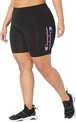 Authentic Bike Shorts - Graphic (Black) Women's Shorts