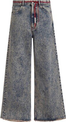 Wide Leg Denim Jeans-AQ