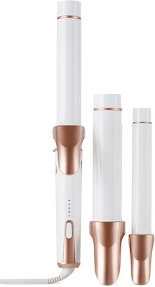 White Twirl Trio Curling Iron