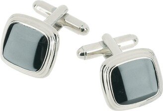 Black Lacquer Cushion Cufflinks