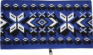 Intarsia-Knit Zipped Belt