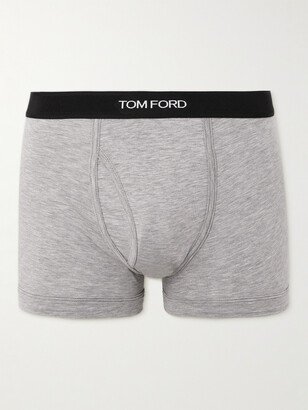 Stretch-Cotton and Modal-Blend Boxer Briefs