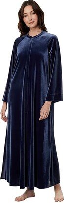 Natalie Velvet Caftan (Midnight Navy) Women's Pajama