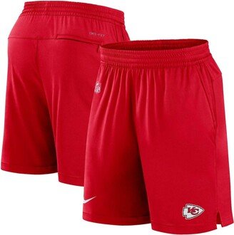 Men's Red Kansas City Chiefs Sideline Performance Shorts