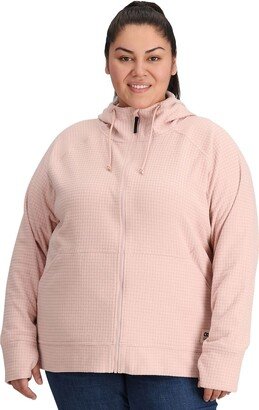 Mega Trail Mix Fleece Full Zip Hoodie - Plus - Women's