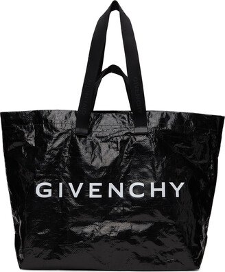 Black Oversized G-Shopper Tote