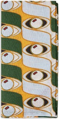 Third Eye set of two linen napkins