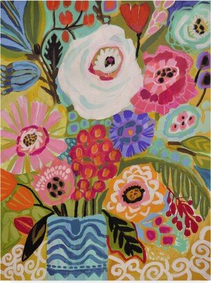 Karen Fields Fresh Flowers in Vase Ii Canvas Art - 20