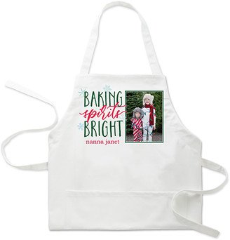 Aprons: Baking Spirits Bright Apron, Adult (Onesize), Red