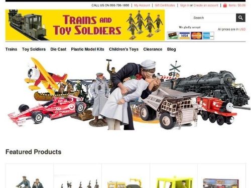 Trainsandtoysoldiers.com Promo Codes & Coupons