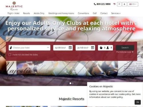 Majestic Resorts Promo Codes & Coupons