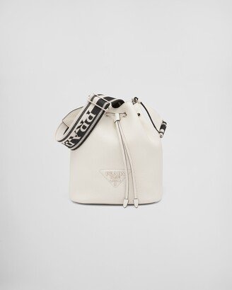 Leather Bucket Bag-AQ