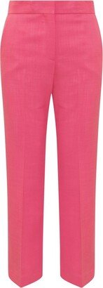 High-Waist Cropped Trousers-AK