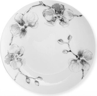 Black Orchid Tidbit Plate Set