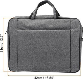 Unique Bargains 16.5x12.2 Laptop Bag, Fit for 15.6 Briefcase with Adjustable Strap