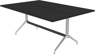 Skutchi Designs, Inc. 6x4 Rectangular Conference Room Table With Trestle Base And Power Unit