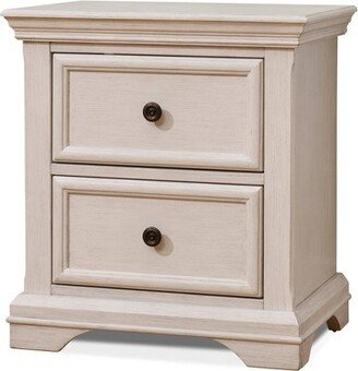 Sorelle Portofino Nightstand - Brushed Ivory