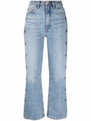 '70s Mid-Rise Flared Jeans