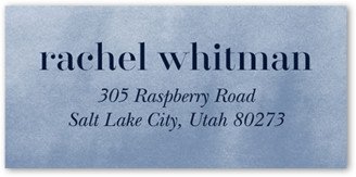 Baby Address Labels: Earthen Pastels Address Label, Blue, Address Label, Matte