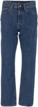 Molly High-Waist Straight-Leg Jeans