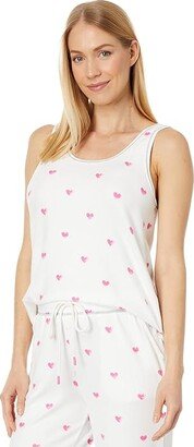 Bright Stars Brave Hearts Tank (Ivory) Women's Pajama