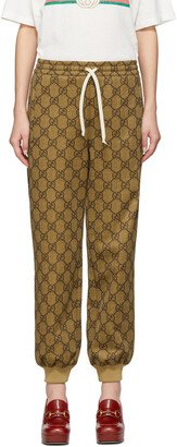 Brown GG Supreme Drawstring Lounge Pants